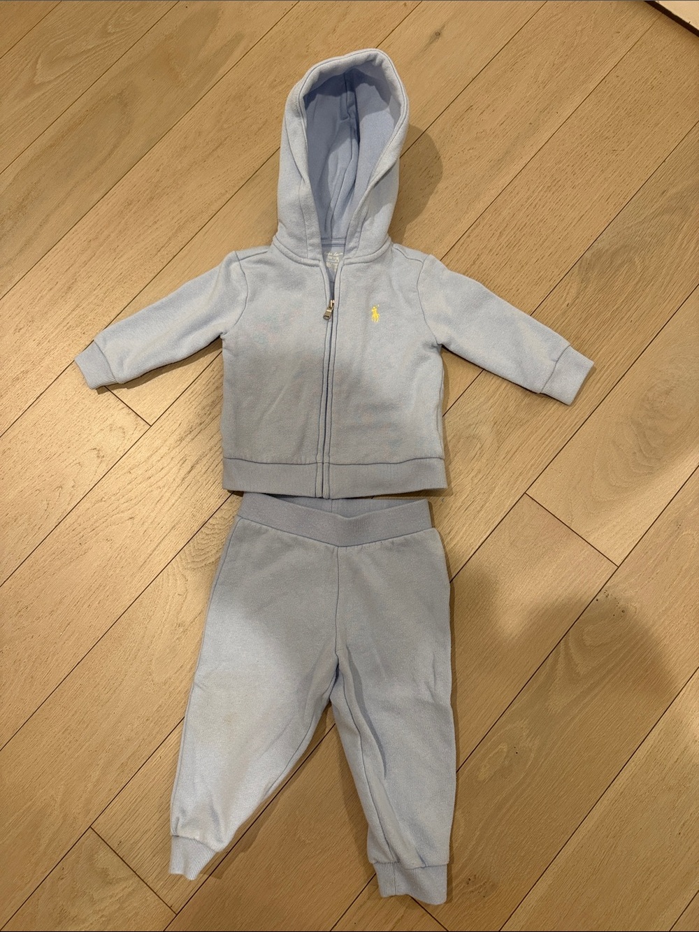 Boys Ralph Lauren Full Zip Hoodie & Pants Set - Baby